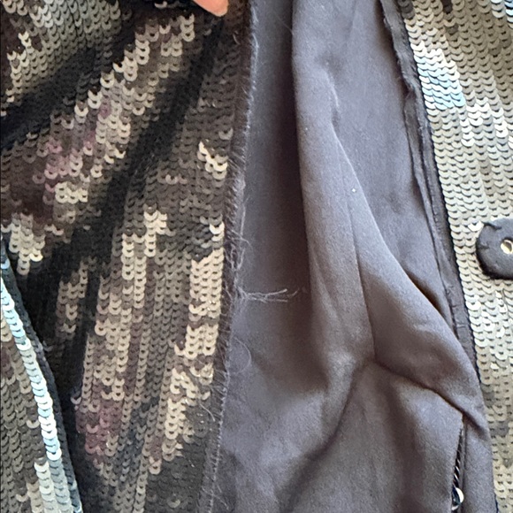 Joie Diandra Caviar Sequin Tuxedo Jacket - Picture 4 of 10